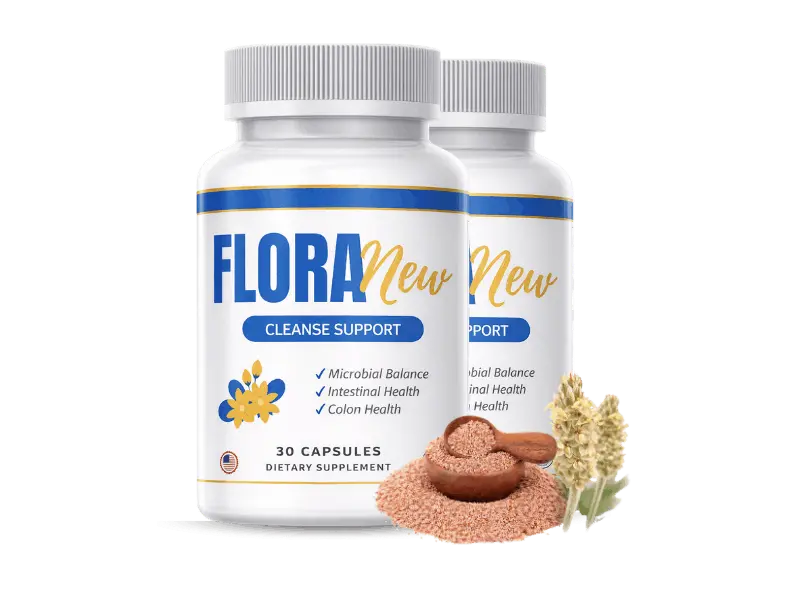 FloraNew Probiotic Supplement Display